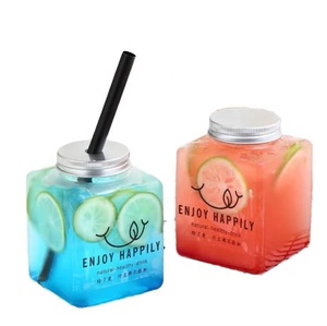 Botella de Agua de Plástico de Alta Calidad de 500 ml con Hombros Redondeados para Jugos y Bebidas, con Tapas de Aluminio - Product Image 1