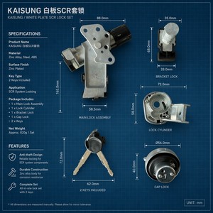 KAISUNG - Juego de Llaves de Encendido y Bloqueo de Motor para Motocicleta <span class=keywords><strong>Honda</strong></span> SCR <span class=keywords><strong>Lead</strong></span> <span class=keywords><strong>110</strong></span> - Product Image 4