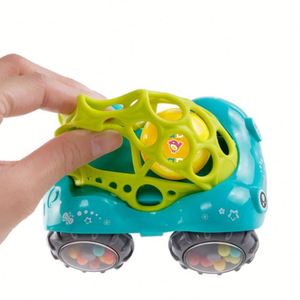 Nouvelle Conception Voiture à Roulettes Sonore pour Bébés de 24 Mois, Jouet de 5 Pouces pour Garçons et Filles, Couleurs Assorties, Jouet de Jeu O Ball, Cadeau pour Tout-Petits - Product Image 1