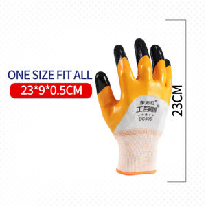 قبضة صناعية للرجال من اللاتكس شديد التحمل لسلامة اليد للبيع بالجملة قفازات مطاطية للحديقة وقفازات واقية من العتاد للعمل - Product Image 2