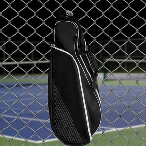 Sac de tennis imperméable de grande taille, échantillon gratuit, tissu Oxford en polyester, sac de pickleball facile à nettoyer, sac de pickleball à bandoulière - Product Image 4