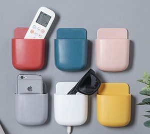 Soporte de Pared para Control <span class=keywords><strong>Remoto</strong></span>, Ecológico, de ABS y PP, Caja de <span class=keywords><strong>Almacenamiento</strong></span> para Teléfono Móvil, Organización de Cocina, <span class=keywords><strong>Almacenamiento</strong></span> de Medios - Product Image 1