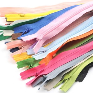 Fermeture éclair en nylon multicolore à glissière cachée, à extrémité fermée, pour vêtements, robes et accessoires de couture - En stock usine OCO - 3 #   Fermeture éclair invisible - Product Image 5