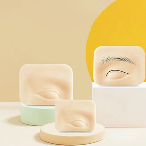 Peau d'entraînement en silicone 3D réaliste, épaisseur 1,2 cm, pour la formation des débutants en maquillage permanent (sourcils, eye-liner) - Product Image 4
