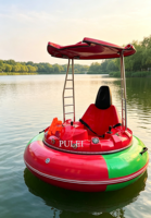 Fabricant chinois qualifié de bateaux gonflables, voitures tamponneuses aquatiques d'extérieur, bateaux électriques pour lac avec batterie pour 2 personnes