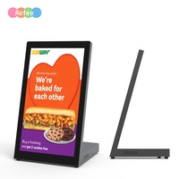 Moniteur à écran tactile Android libre-service dessus de table kiosque de commande d'aliments marketing numérique de vente au détail affichage publicitaire