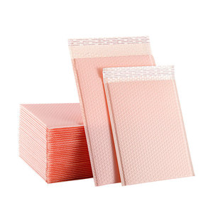 Hongli 100% không thấm nước tùy chỉnh-in 14x20 inch Poly bong bóng bưu phẩm chuyển phát nhanh Túi 2.5 mil độ dày phân hủy sinh học lớp phủ bên trong - Product Image 1