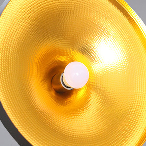 โคมไฟเพดานสไตล์นอร์ดิก Lightgor ตัวโคมอลูมิเนียม สีดำขาว ไฟ LED โคมระย้าสำหรับบ้าน - Product Image 4