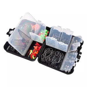 Ensemble d'Équipement de Pêche 165pcs, 213pcs, Kit d'Hameçons et Leurres <span class=keywords><strong>pour</strong></span> Pêche <span class=keywords><strong>en</strong></span> Mer et Roche avec Boîte, Accessoires de Pêche - Product Image 3