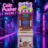 Machine à pousser les pièces de monnaie OEM/ODM personnalisée pour aires de jeux intérieures, avec qualité stable, utilisant des systèmes de poussée de pièces de monnaie et des machines de type arcade en cabinet