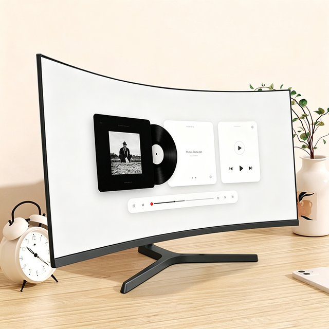 Affordable Factory OEM 19/34/49 Inch 1K/2K/4K/5K Ultra-Wide Curved Gaming Monitor 165Hz Refresh Rate 1920x1080 Resolution