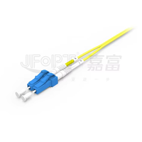 Cordon de brassage fibre optique LC vers LC Duplex 3m 3.0mm LSZH, options monomode et multimode, polarité commutable