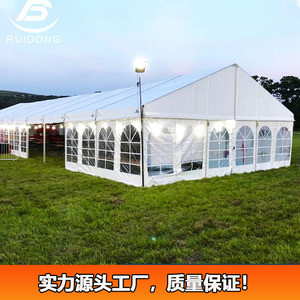 Carpa Rectangular para Ferias Comerciales, Tela Oxford Impermeable, Gran Espacio, Uso en Exposiciones, Todas las Estaciones, Estructura Metálica, Tipo Tubo, con Estacas - Product Image 3
