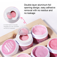R S Nail Gel Constructeur Mousse Nude 6 Couleurs Texture Crémeuse Sans Débordement Longue Durée 30 Jours Extension d'Ongles Gel Dur