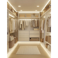 Dressing de Luxe de Style Moderne à l'Inspiration Chinoise pour Homme – Armoire Dressing avec Caisson en Contreplaqué – Solution de Rangement