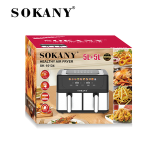 <span class=keywords><strong>Freidora</strong></span> <span class=keywords><strong>de</strong></span> Aire Digital Eléctrica <span class=keywords><strong>de</strong></span> Acero Inoxidable Sokany, Moderna, con Pantalla LCD Cuadrada, para Uso Comercial, Hotelero y Doméstico, con Dos Cestas, <span class=keywords><strong>Precio</strong></span> Bajo - Product Image 6
