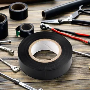 China Low Price High Voltage Flame Retardant Strong Rubber Adhesive Black Insulating Vinyl PVC Electrical Tape Manufacturer