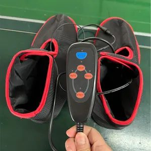 Wholesales electric health recovery heated and vibration foot massage boots