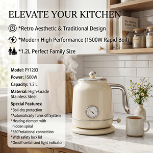 1.2L <b>Kettle</b> Stainless Steel With <b>Temperature</b> Display Household for Home Kitchen Use 1.2L Capacity for Household Use Prov - Product Image 6