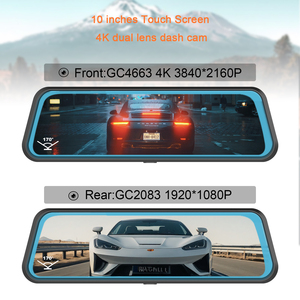<span class=keywords><strong>Specchietto</strong></span> Retrovisore con Dash Cam 4K da 10 Pollici, Telecamera Posteriore 2160P Full HD per Auto, Doppia Telecamera Anteriore e Posteriore - Product Image 2