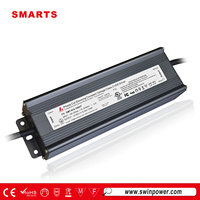 Sortie PWM mince mince intertek ETL 12v 24v dimmable 100w led pilote ip67 avec boîte de jonction