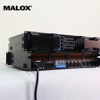 Amplificateur de puissance professionnel MALOX FP-1000Q 4 canaux classe H en métal 4x1350W 8/4 Ohm avec protection contre les surcharges XLR, amplificateur audio haute puissance