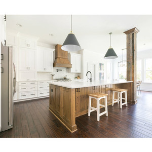 Meubles de cuisine chinois sur mesure, armoires de cuisine en bois de noyer <span class=keywords><strong>à</strong></span> <span class=keywords><strong>vendre</strong></span> - Product Image 5