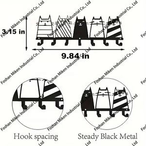 Gantungan Kunci Dinding Bentuk Kucing Lucu, Gantungan Dinding Kreatif, Gantungan Hewan Bentuk Kucing, Gantungan Kunci Kucing - Product Image 3