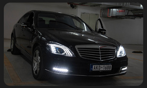 Para Mercedes Benz s-class W221 faro <span class=keywords><strong>Maybach</strong></span> estilo montaje 2006-2012 faro modificado luz delantera accesorios de coche - Product Image 5