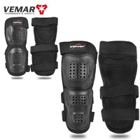 4 Piezas de Protectores Anticaída para Rodillas y Codos de Motocross, Protectores de Codo para Motociclismo, Motocicleta, Carreras Todoterreno, MTB, Protectores de Rodilla