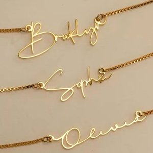 UWIN, гипоаллергенная табличка из нержавеющей стали «<span class=keywords><strong>DIY</strong></span>», специальное Подарочное ожерелье, личная долговечная табличка, ювелирные изделия - Product Image 1