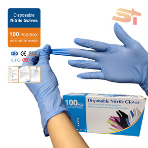 Équipement de chimiothérapie SIKE, <span class=keywords><strong>gants</strong></span> de chimiothérapie en nitrile bleu stériles jetables pour usage médical et chirurgical - Product Image 2
