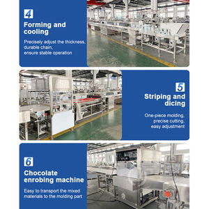 Extrusora de barra de fecha completa OCEAN Máquina de corte de barra de proteína Línea de producción de barra de energía completamente automatizada - Product Image 5