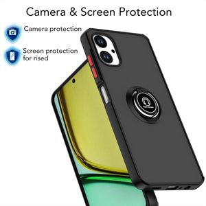 Funda de teléfono de TPU suave de PC dura transparente mate transparente con soporte de anillo funda para <span class=keywords><strong>Samsung</strong></span> <span class=keywords><strong>Galaxy</strong></span> A06 A16 16 Pro Max - Product Image 5