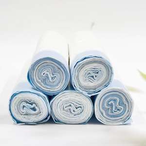 Bolsas de plástico comerciales con cordón de cierre de dos yuanes para necesidades diarias, gruesas, bolsas de basura domésticas con cierre automático para cocina - Product Image 3