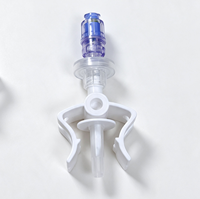 Adaptateur stable pour flacon à pattes de grenouille, accessoires sans aiguille, pointe avec connecteur sans aiguille