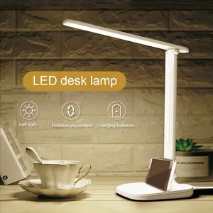 Luminária de mesa dobrável de 7w, venda quente, portátil, lâmpada de mesa led, com proteção para os olhos, recarregável, lâmpada de mesa de estudo