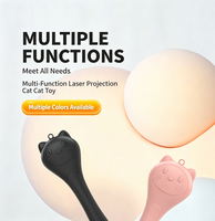 Jouet laser pour chat 4-en-1 rechargeable par USB, jouet interactif pour chat avec détecteur UV pour la détection d'urine de chat et de mycose, lampe torche LED