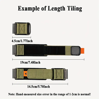 Bracelet de montre intelligente en toile à dégagement rapide 22/26 mm pour Garmin Fenix 8, 7X Pro, 7, 6X, 6 Pro, design sportif, haute qualité, 6 couleurs