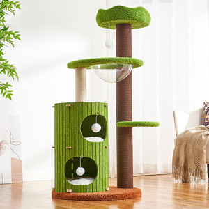 Trendy Luxury <strong>Cat</strong> <strong>Climbing</strong> Tree Household Nest-Body Green Multi-Level <strong>Cat</strong> Tree Tower Felt <strong>Cat</strong> <strong>Climbing</strong> <strong>Frame</strong> Packaged in Carton - Product Image 4