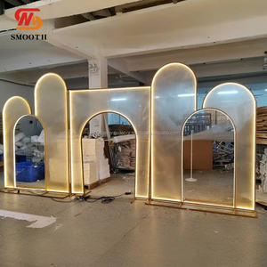 LISSE nouveauté scène décoration chaud Led toile de fond clair Film Led toile de fond arc support pour la décoration de fête de mariage - Product Image 2