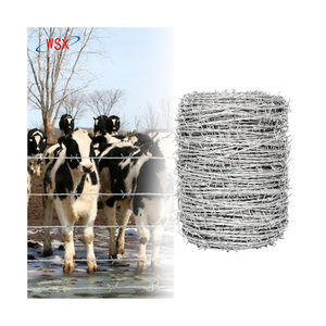 Arame Farpado <span class=keywords><strong>500</strong></span> m Alambre de púas 1,6mm Cerca 1,7 GI <span class=keywords><strong>Concertina</strong></span> Alambre de púas de 4 puntos 2 Línea de producción para alambre de púas de granja - Product Image 1