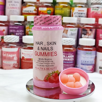 Gummies multivitaminées OEM Vitamine C E Biotine Collagène Soutien Immunitaire Cheveux Peau Ongles Beauté 60 Unités Vente en Gros pour Adultes En Stock