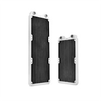 Radiateur de refroidissement liquide OCOCOO Premium Blanc 360 mm à ailettes haute densité pour la création de circuits de refroidissement liquide pour ordinateurs de bureau gaming