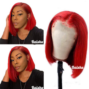 Perruques Bob Courtes Économiques Les Plus Vendues avec Dentelle Frontale HD, Styles Brésiliens et Vietnamiens Moelleux et Doux pour Femmes Noires, Vente en Gros - Product Image 1