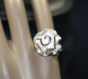 Bague Traditionnelle Ajustable en Cristal de Verre Multicolore Plaqué Or avec Pierre Précieuse Naturelle Arc-en-ciel pour Femme CN - Product Image 1