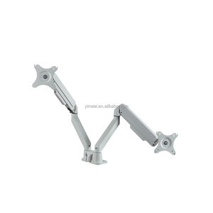 Universal Adjustable Spring-Assisted Full Motion Holder Bracket Dual Monitor Stand <strong>Arm</strong> for 13 to 32 Inch <strong>Computer</strong> Screen - Product Image 3