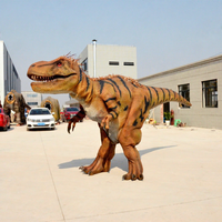 Costume de dinosaure respirant grandeur nature pour adulte, 6 m, conception animatronique personnalisable pour usage intérieur/extérieur, centres commerciaux et spectacles