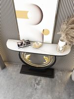 Table console de porche en métal Microlite de luxe, design moderne et minimaliste, fonction de démontage, mobilier pour la maison