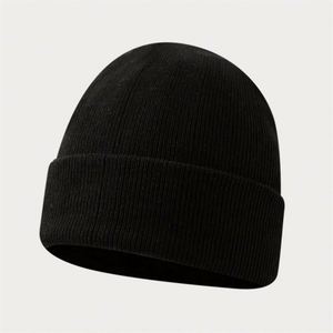 Bonnets d'hiver personnalisés avec logo d'usine, bonnets unisexes en laine tricotée, doublure en polaire épaisse, bonnet résistant au froid pour l'hiver - Product Image 6